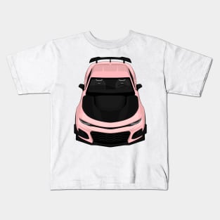 camaro zl1 1le pink Kids T-Shirt